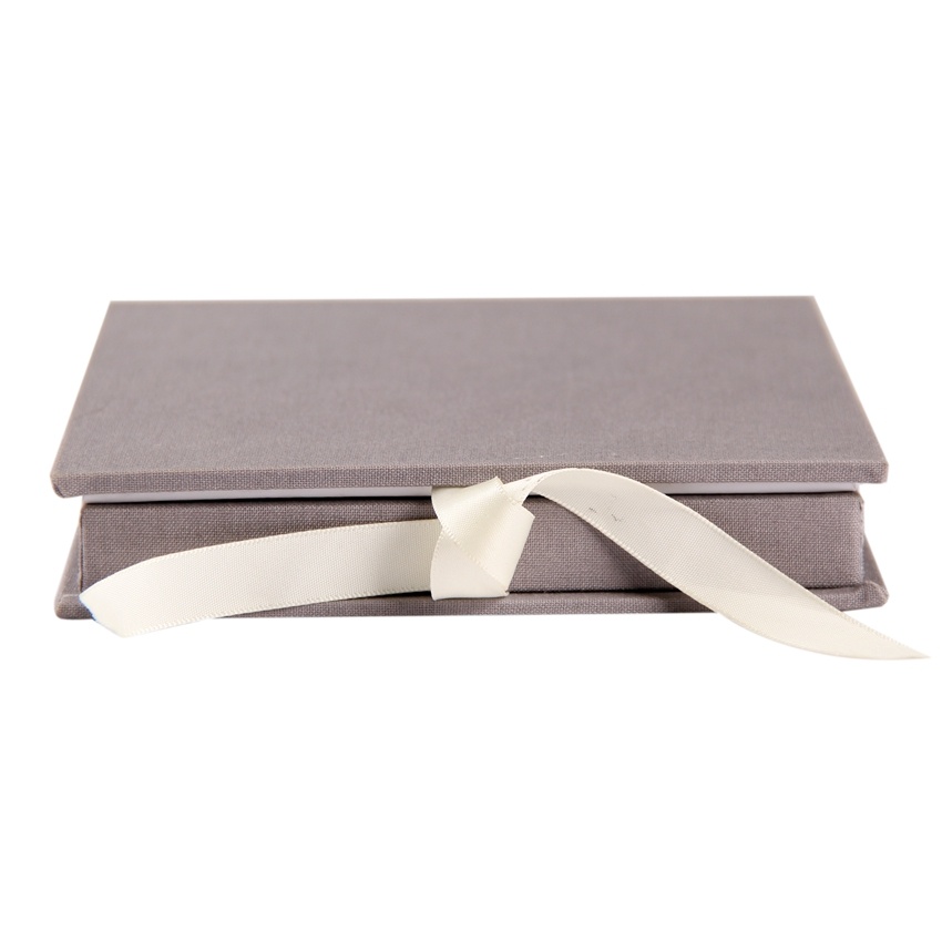 Wedding invitation gift box with ribbon closure Wedding invitation gift box with ribbon closure