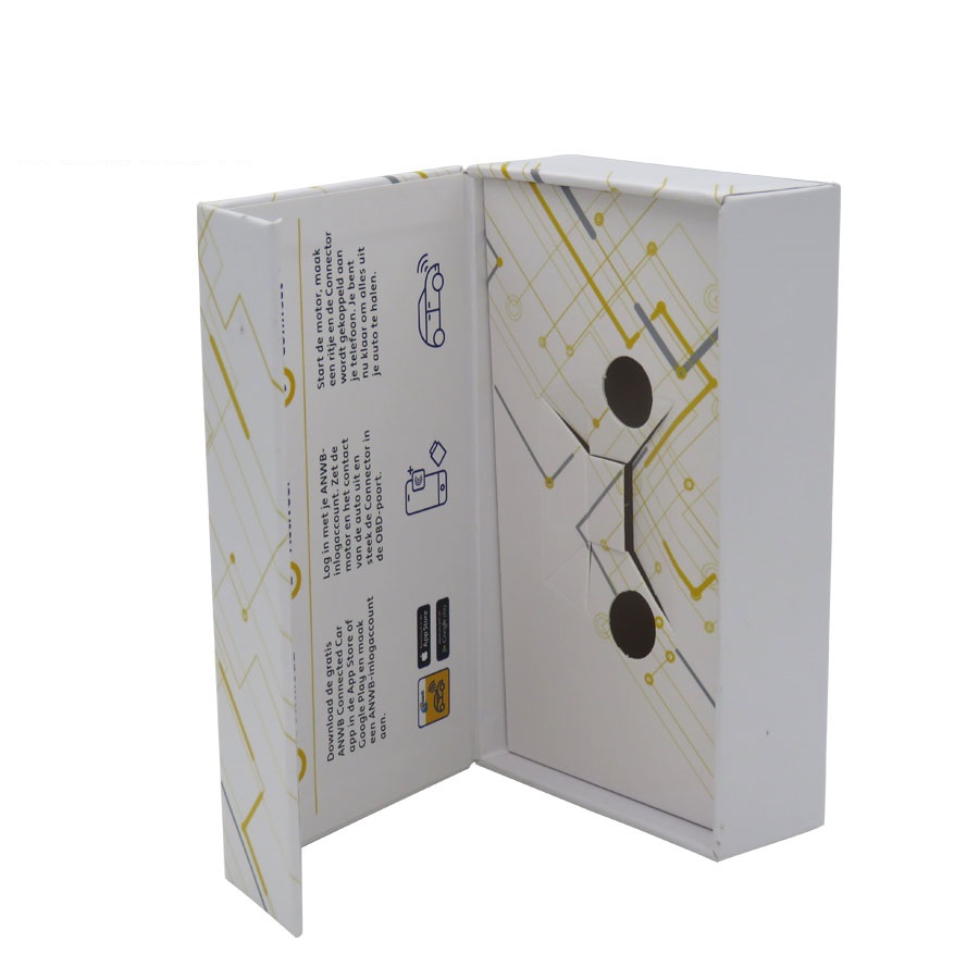 White Magnetic Electronic Product Packaging Box White Magnetic Electronic Product Packaging Box
