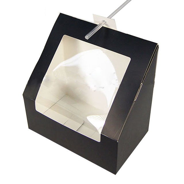 Wholesale Custom Black Matt Transparent Window Hat Box Wholesale Custom Black Matt Transparent Window Hat Box