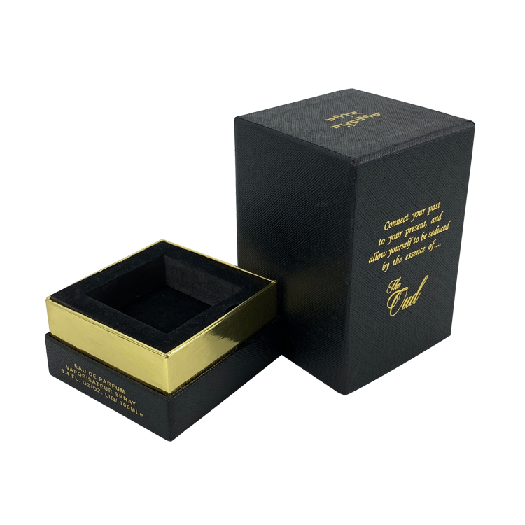 Hot Foil Logo Paperboard Empty Hat Perfume box Hot Foil Logo Paperboard Empty Hat Perfume box