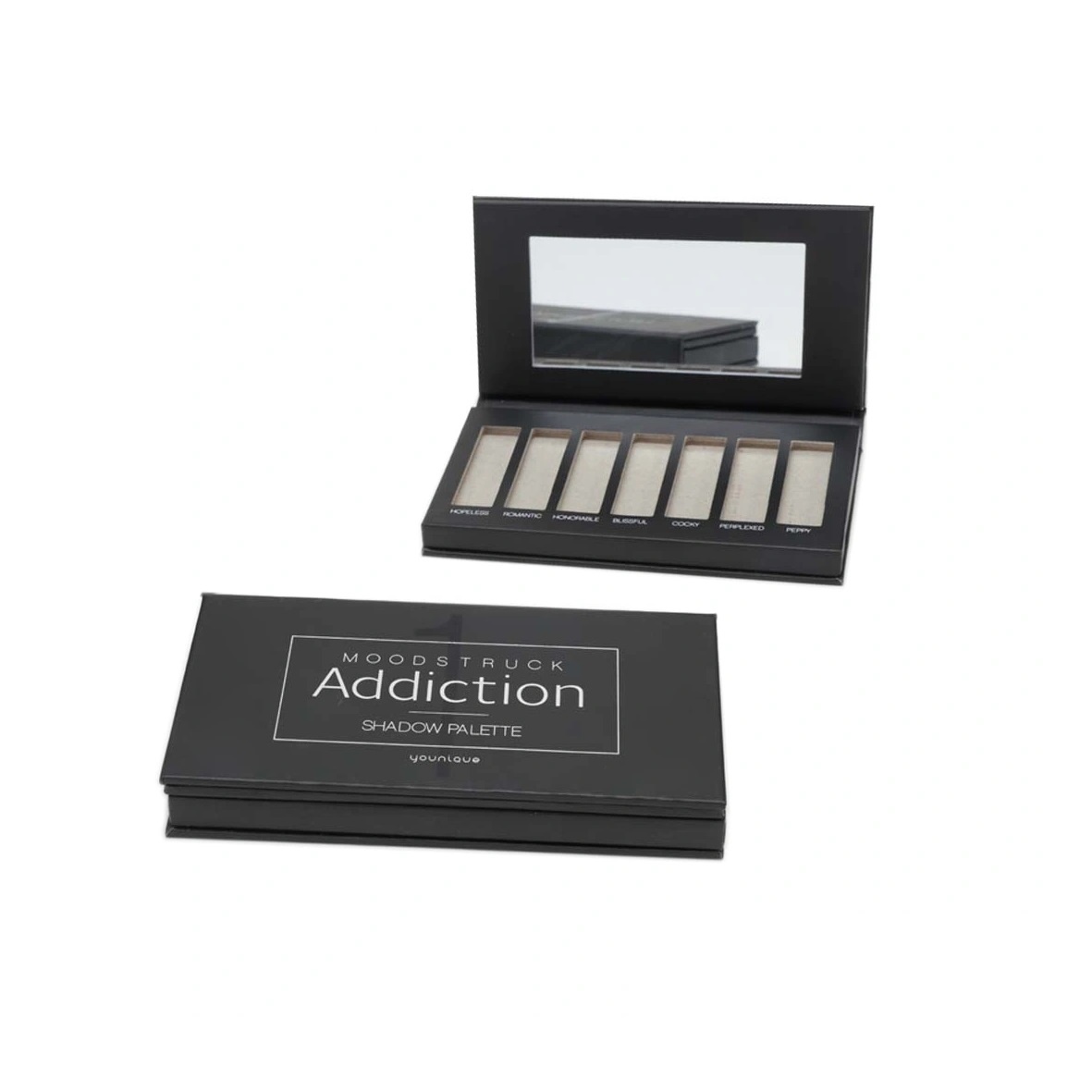 Eye shadow packaging magnetic paper cardboard box with Wholesale Empty Eyeshadow Packaging Magnetic Paper Cardboard Box with Mirror-katady.com