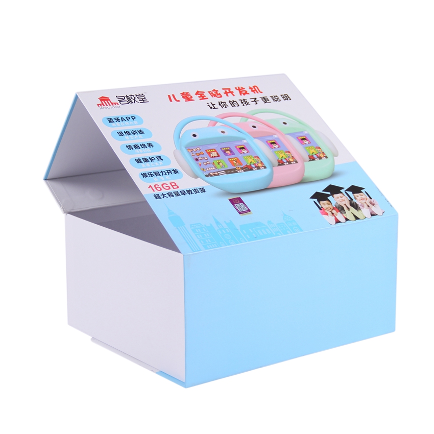 Paper gift box with handle for toys Paper gift box with handle for toys
