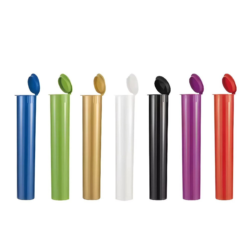 Child-Resistant PP Pop Top Plastic Tubes 116mm for Custom