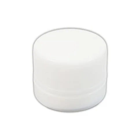 Opaque White Child-Resistant Glass Concentrate Jar