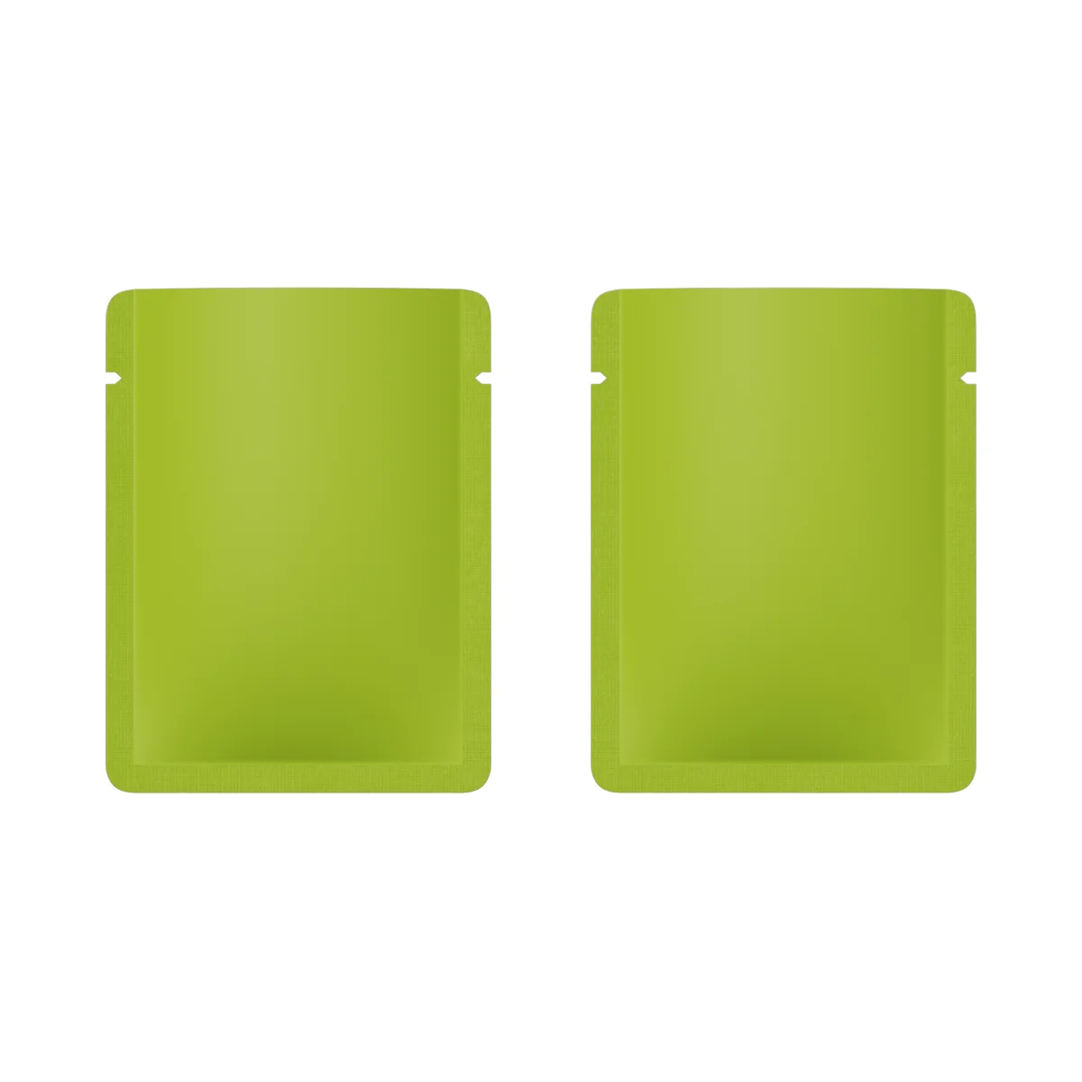 Matte Pistachio Green Aluminum Bottom-Fill Sample Bag Matte Pistachio Green Aluminum Bottom-Fill Sample Bag