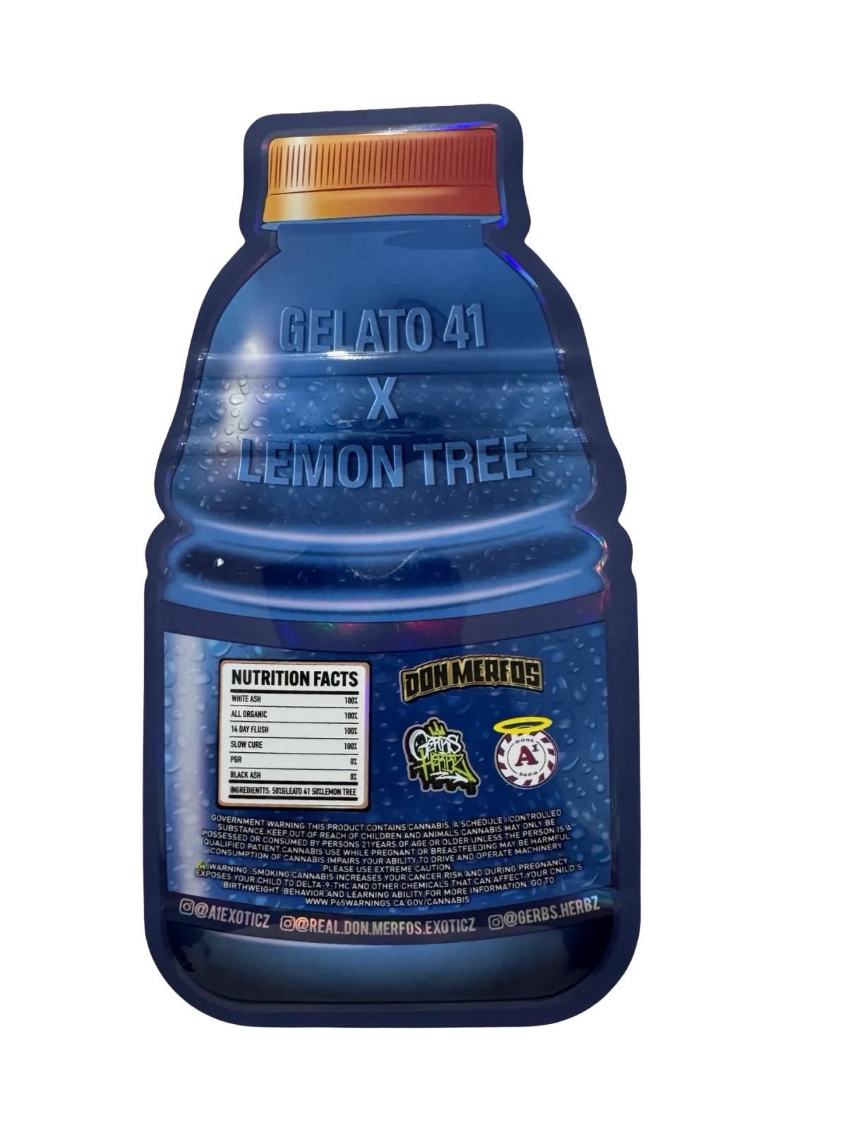Gelonade 3.5g Mylar Bags Don Merfos Gelonade 3.5g Mylar Bags Don Merfos
