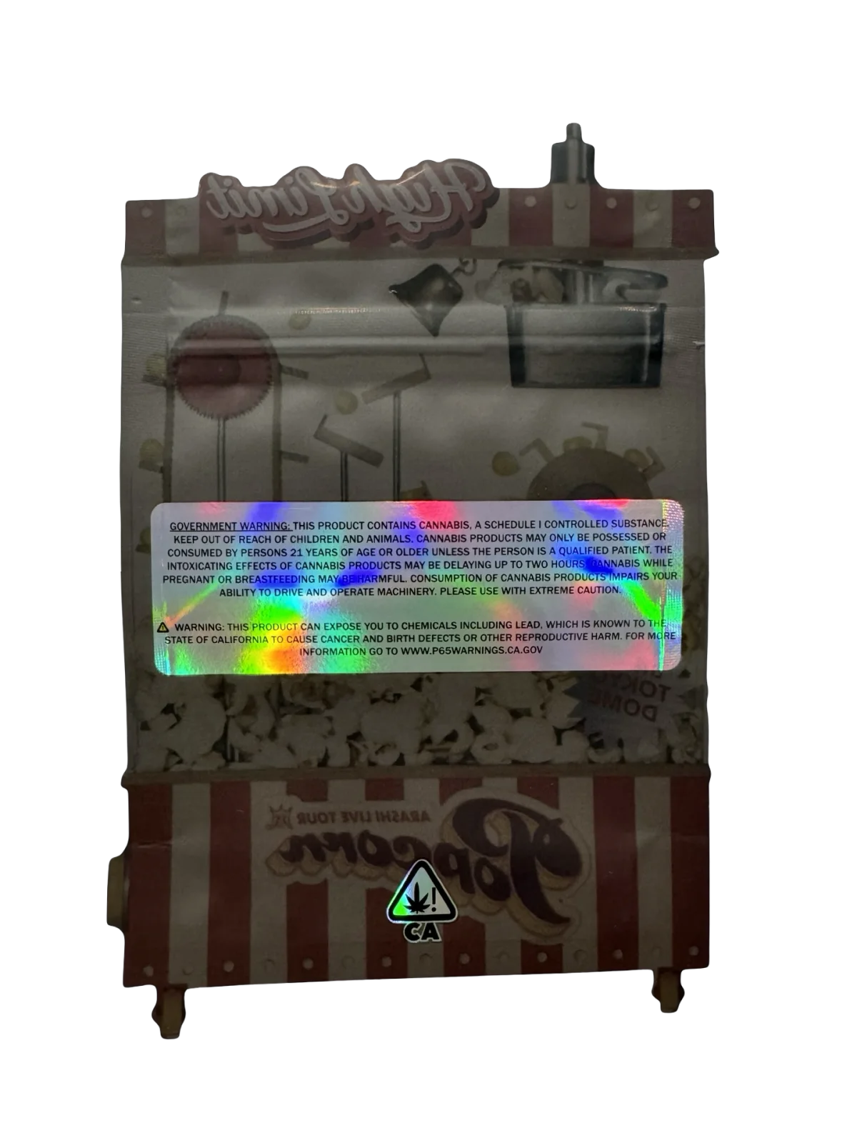 Popcorn Mylar Bags 3.5g High Limit Popcorn Mylar Bags 3.5g High Limit