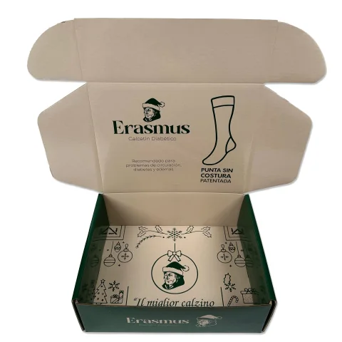 Custom Corrugated Gift Box with Printed Logo