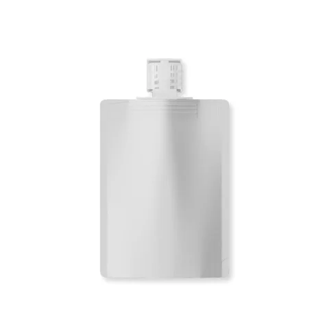 Custom Brown Kraft Bottle Pouch with Top Spout