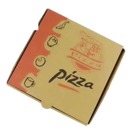 Custom Corrugated Pizza Box with Printed Logo