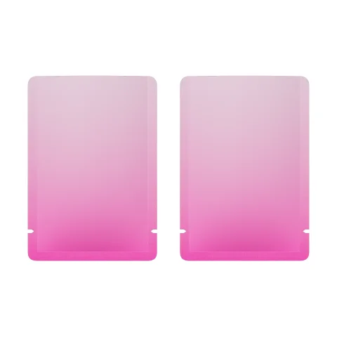 Matte Puce Pink Double-Sided Ombre Mylar Packaging Bag