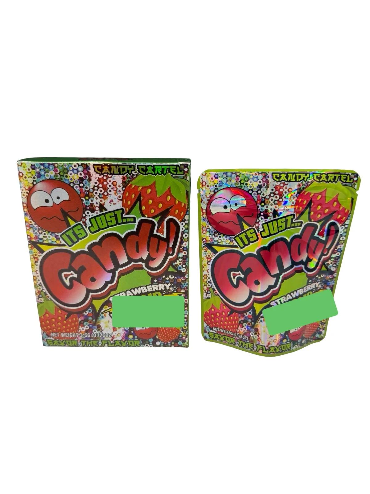 Strawberry Zour Punch 3.5g Mylar Bags & Boxes Candy Cartel Strawberry Zour Punch 3.5g Mylar Bags & Boxes Candy Cartel