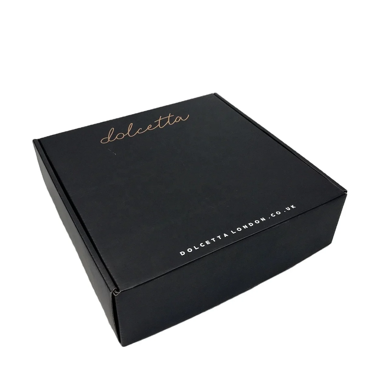 Custom Black Corrugated Shoe Box with Printed Logo