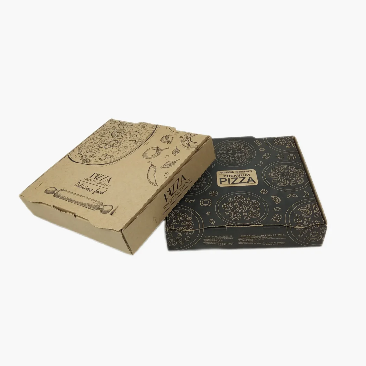 Custom Corrugated Pizza Box