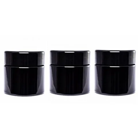 30 ml Violet Glass Jar with Screw Lid