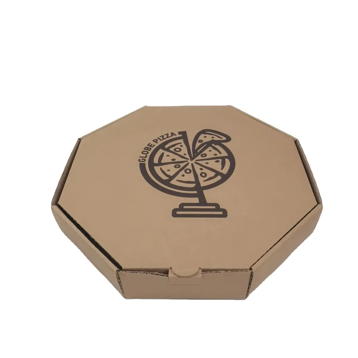 Custom Corrugated Pizza Box with Printed Logo Custom Corrugated Pizza Box with Printed Logo