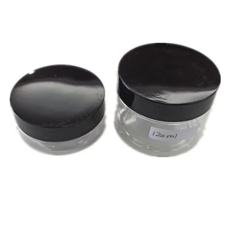 Clear Round PET Candy Storage Jar