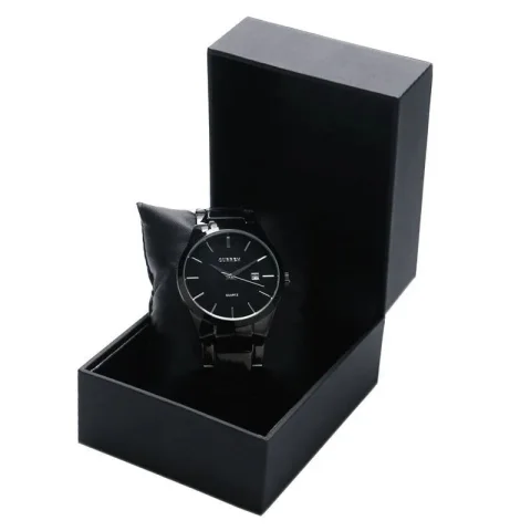 Custom Logo Rigid Paper Watch Box with EVA Insert