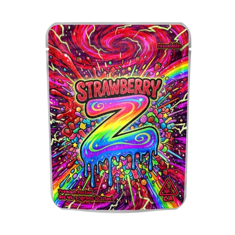 Strawberry Z Mylar Sticker Packs