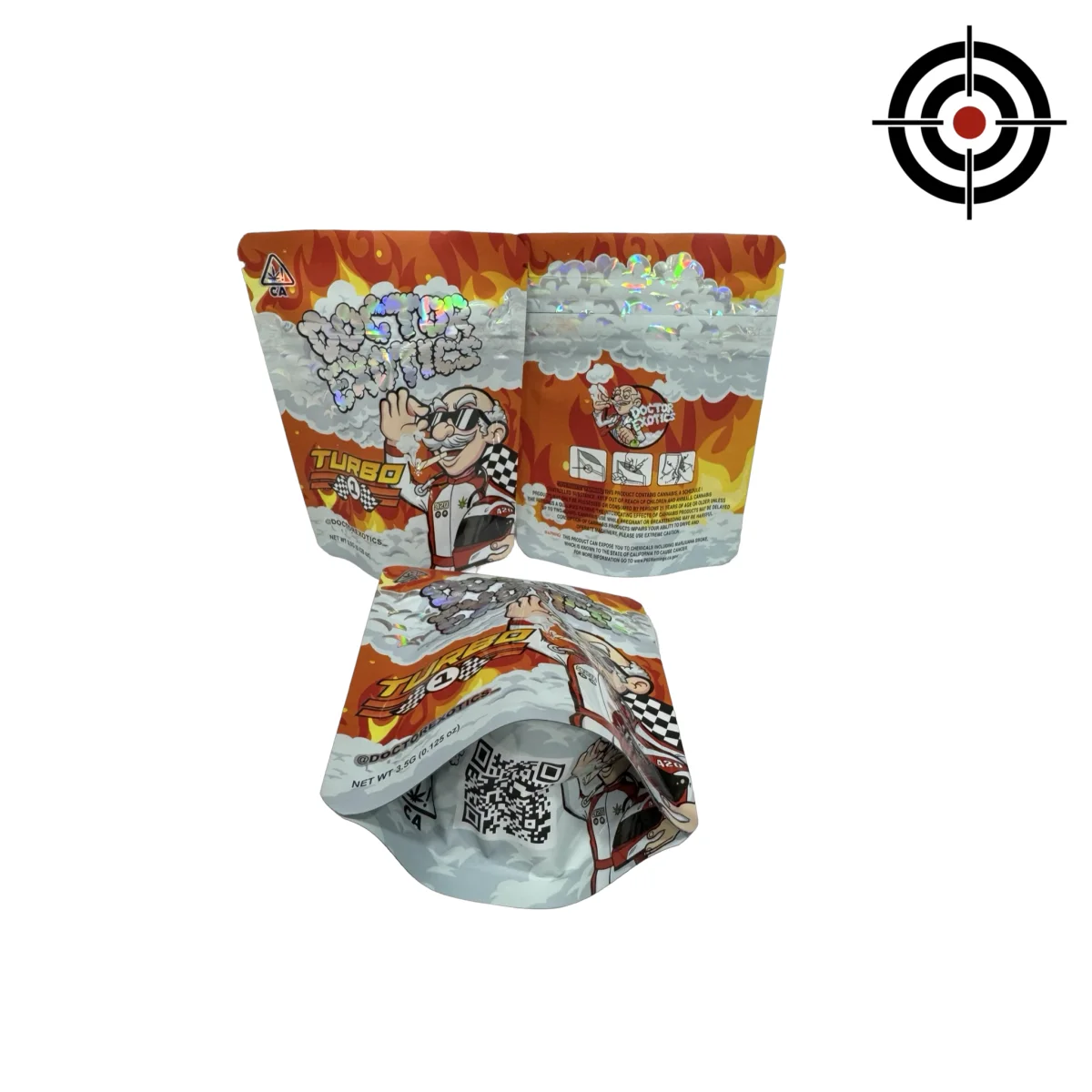 Turbo Mylar Bags 3.5g Doctor Exotics Turbo Mylar Bags 3.5g Doctor Exotics