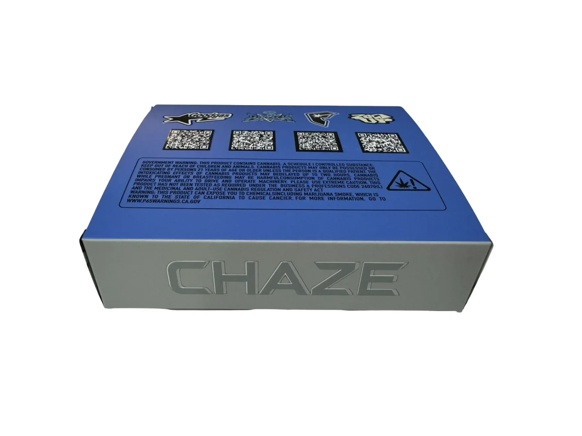 Chaze 3.5g Mylar Bags & Boxes Goodgas (25 Sets) Chaze 3.5g Mylar Bags & Boxes Goodgas (25 Sets)