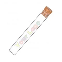 Custom 116 mm Clear Child-Resistant Glass Tube