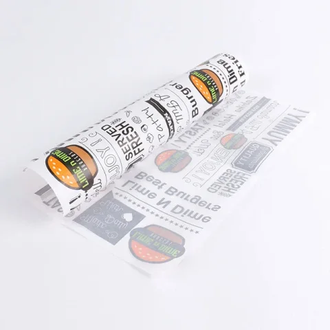 Custom Printed Greaseproof Paper for Food Packaging