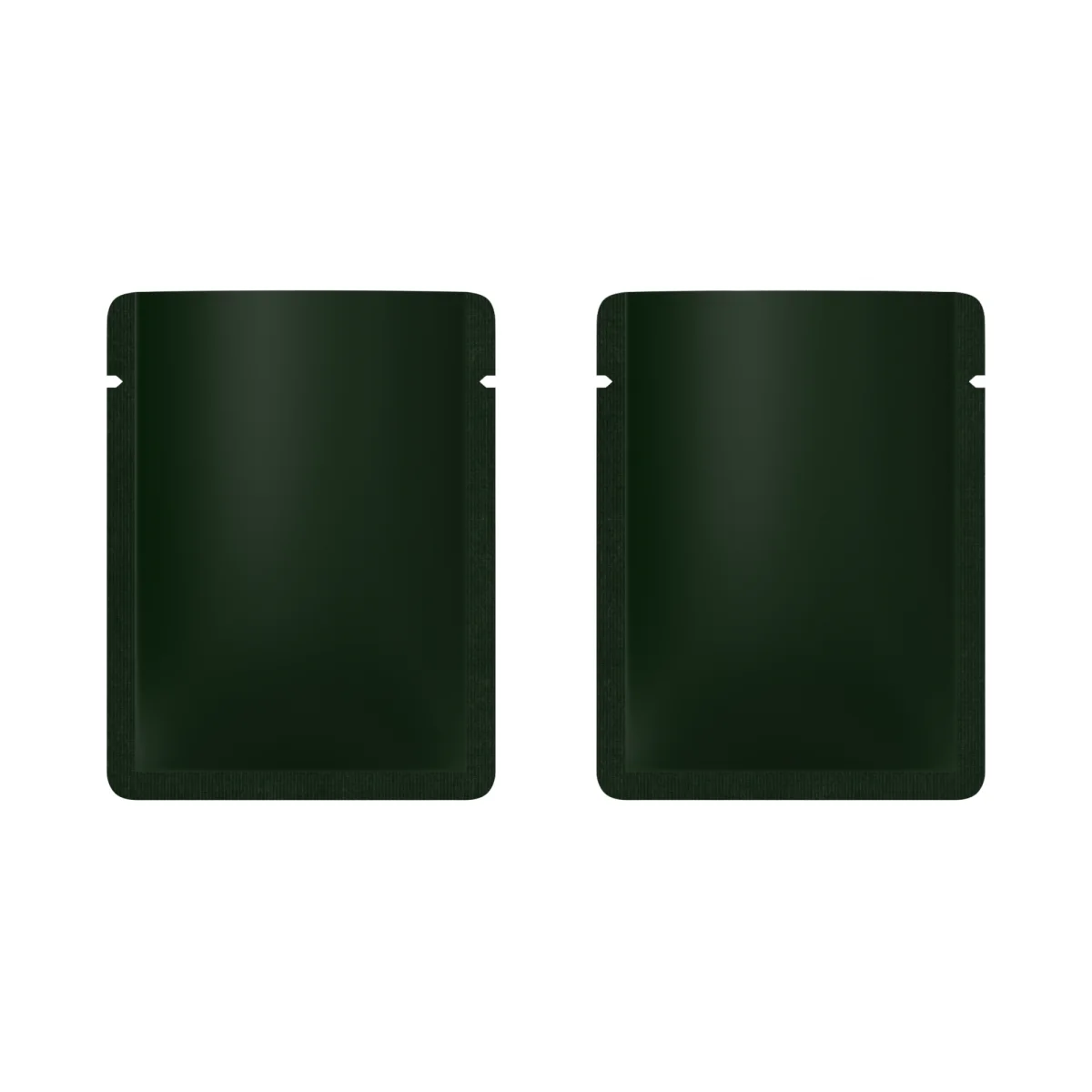 Matte Deep Teal Green Aluminum Bottom-Fill Sample Bag Matte Deep Teal Green Aluminum Bottom-Fill Sample Bag