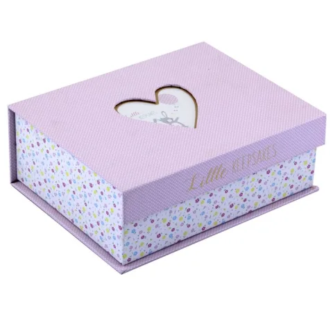 Custom Cardboard Baby Shoe Box with PVC Window