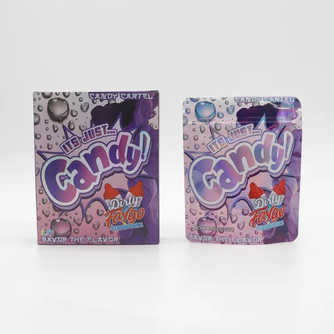 Popsicle Design Holographic Foil Stand-Up Bag