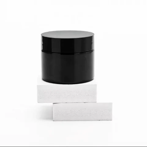 PET Cosmetic Cream Container with Child-Resistant Cap