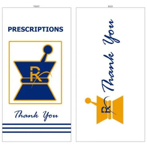 Prescription and Pharmacy Paper Bags