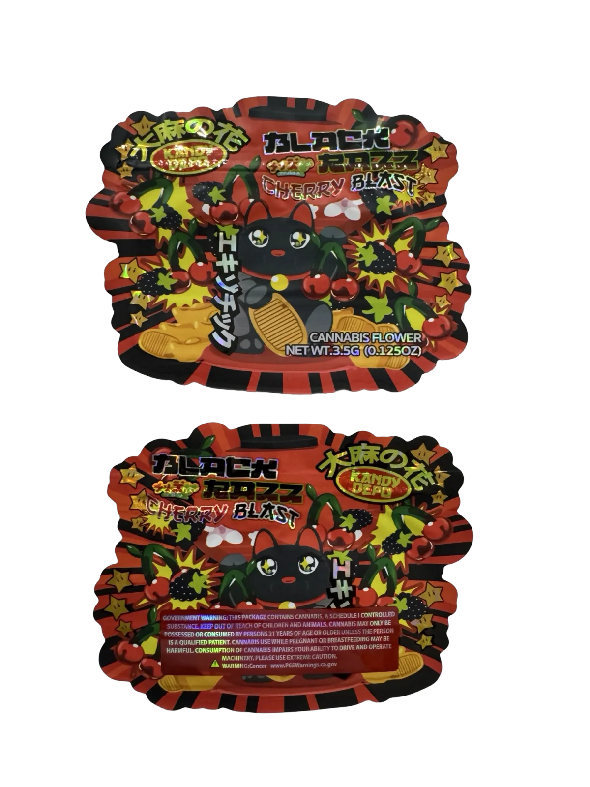 Black Razz Cherry Blast Mylar Bags 3.5g Kandy Depo Black Razz Cherry Blast Mylar Bags 3.5g Kandy Depo