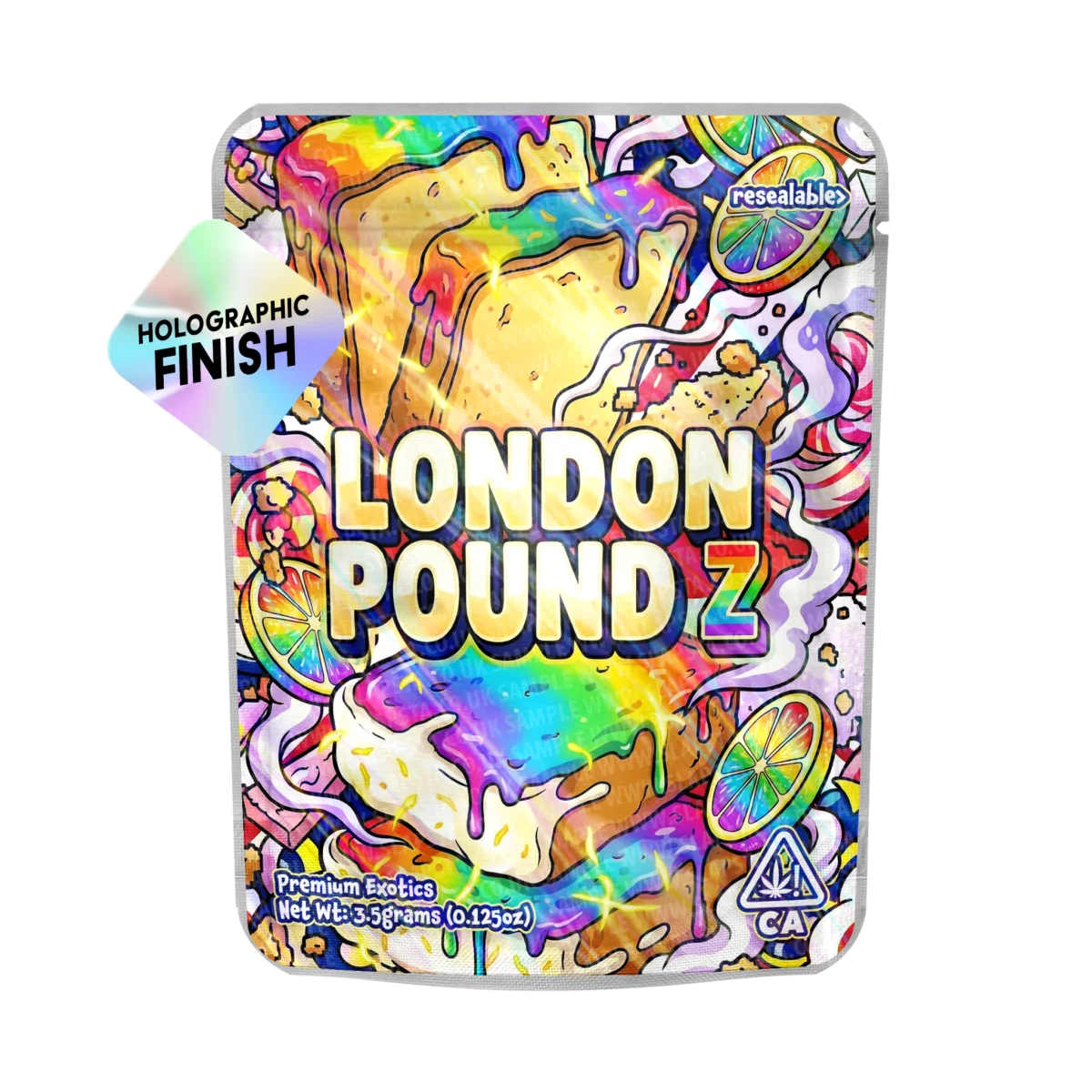 London Pound Z Mylar Sticker Packs London Pound Z Mylar Sticker Packs