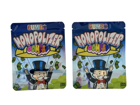 Monopolizer 3.5g Mylar Bags Gumbo