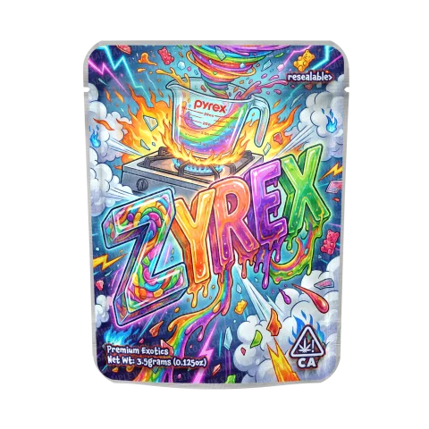 Zyrex Mylar Sticker Packs
