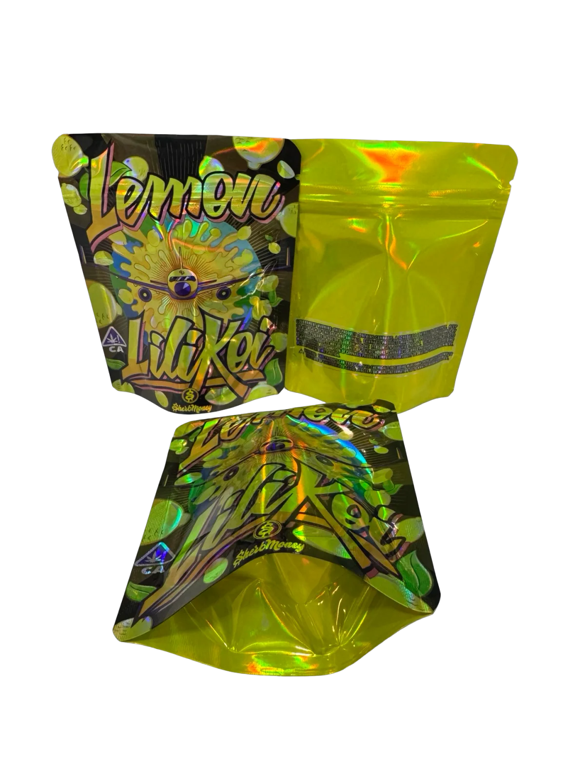 Lemon Lilikoi Mylar Bags 3.5g SherbMoney Lemon Lilikoi Mylar Bags 3.5g SherbMoney