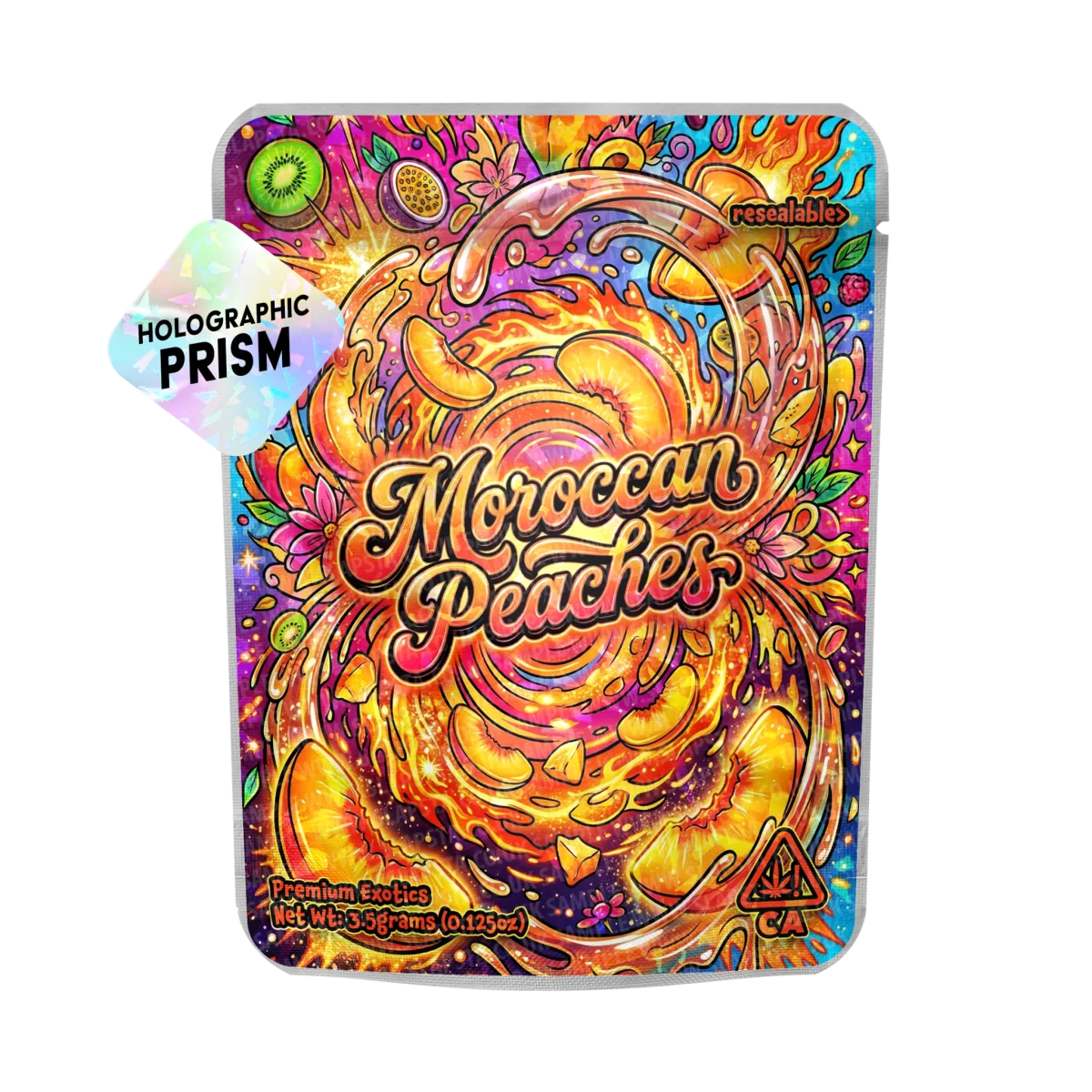 Moroccan Peaches Mylar Sticker Packs Moroccan Peaches Mylar Sticker Packs