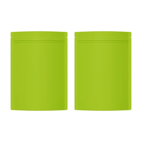 Matte Pistachio Green Metallized Foil Stand-Up Bag