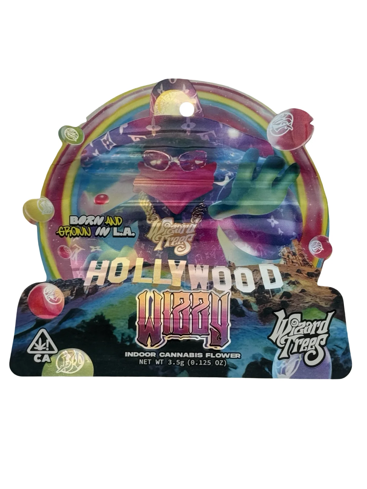 Hollywood Wizzy Mylar Bags 3.5g Wizard Trees Hollywood Wizzy Mylar Bags 3.5g Wizard Trees