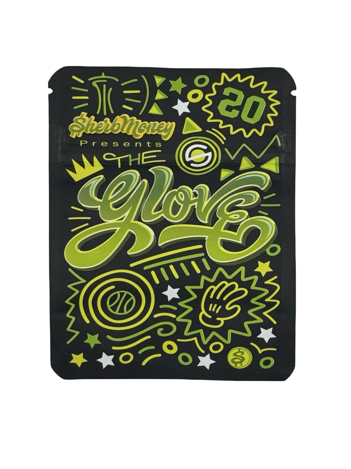 The Glove Mylar Bags 3.5g SherbMoney The Glove Mylar Bags 3.5g SherbMoney