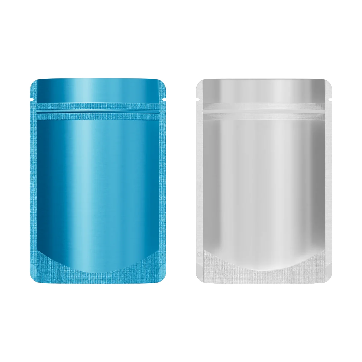Electric Blue Metallic Mylar Stand-Up Bag Electric Blue Metallic Mylar Stand-Up Bag