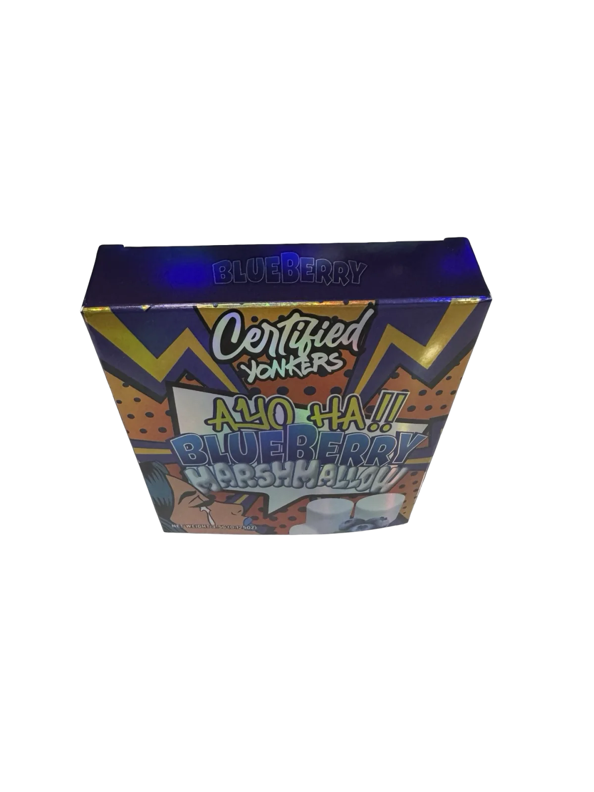 Blueberry Marshmallow 3.5g Mylar Bags & Boxes Certified Blueberry Marshmallow 3.5g Mylar Bags & Boxes Certified