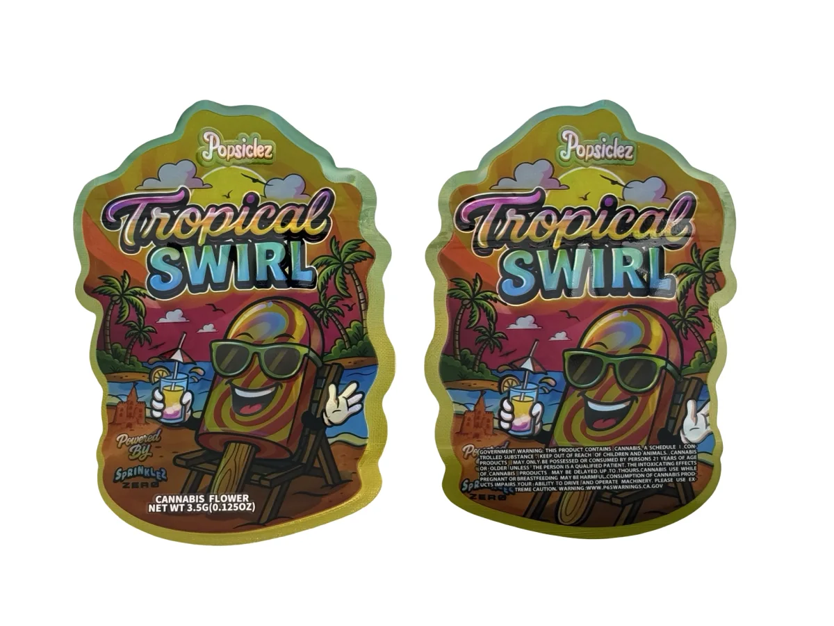 Tropical Swirl Popsiclez 3.5g Mylar Bags Sprinklez Zero Tropical Swirl Popsiclez 3.5g Mylar Bags Sprinklez Zero