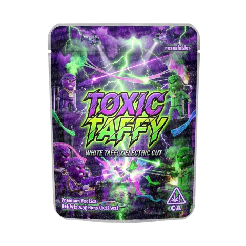 Toxic Taffy Mylar Sticker Packs