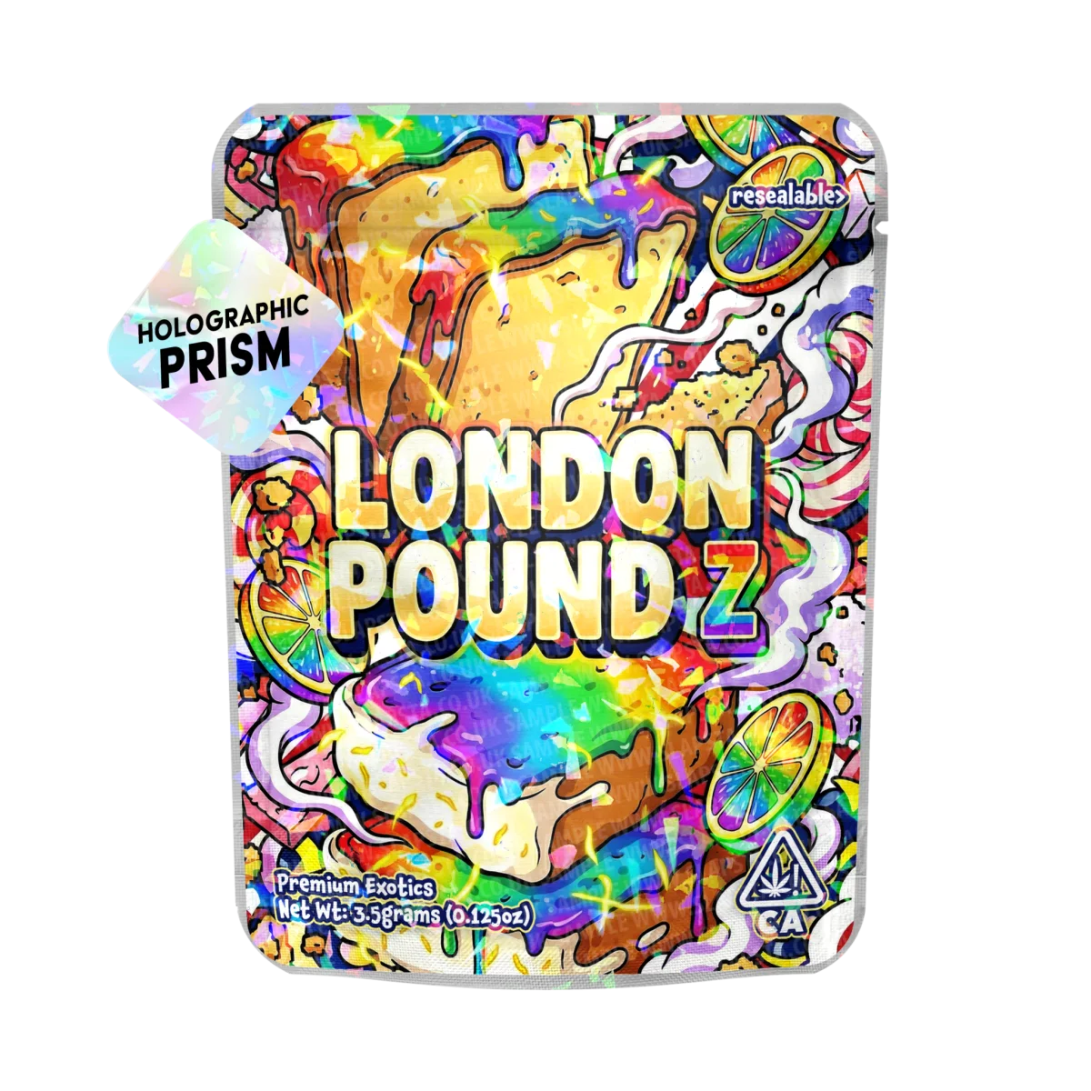 London Pound Z Mylar Sticker Packs London Pound Z Mylar Sticker Packs