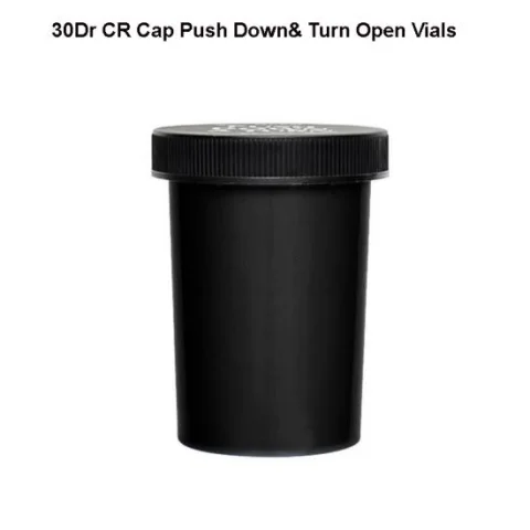 30 dram Child-Resistant Push-and-Turn Prescription Vial