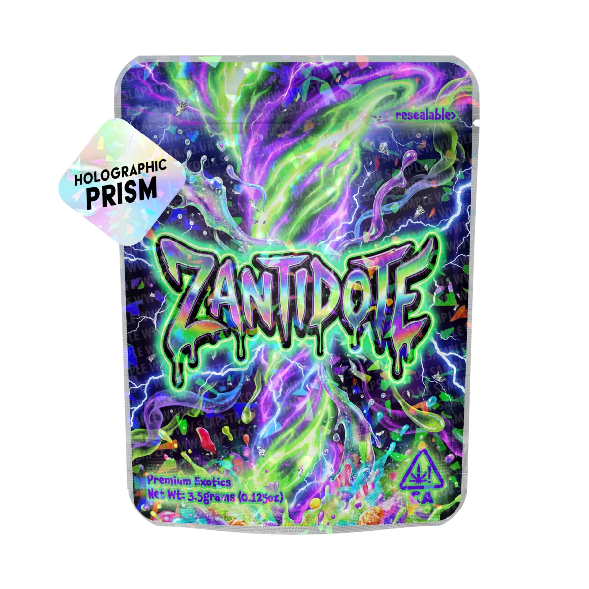 Zantidote Mylar Sticker Packs Zantidote Mylar Sticker Packs