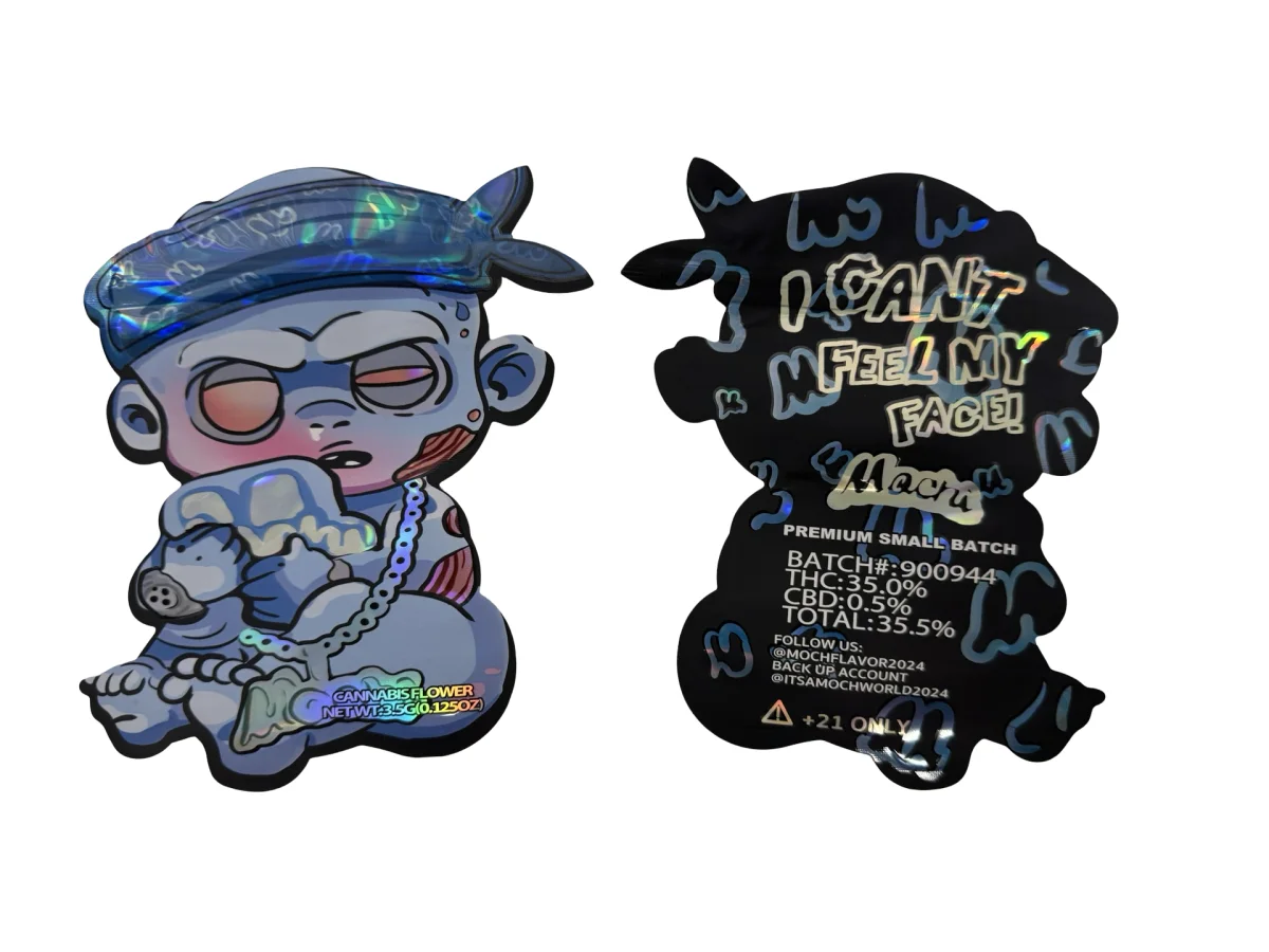 High Tolerance ICFMF Mochi Design 3.5g Mylar Bag & Box High Tolerance ICFMF Mochi Design 3.5g Mylar Bag & Box