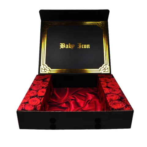 Custom Black Corrugated Gift Box